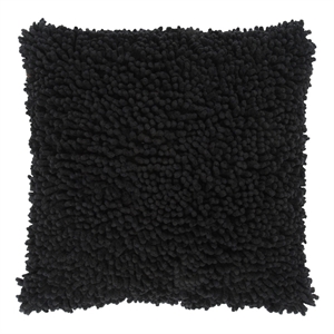 Rizzy Home 18&quot x 18&quot Down Filled Pillow with Cotton Cover in Black