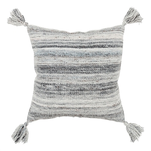 Rizzy Home Mottled Pattern 20&quot x 20&quot Poly Pet Pillow Cover Charcoal