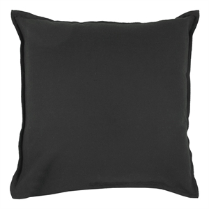 Rizzy Home 20&quot x 20&quot Down Filled Pillow with Cotton Cover in Black