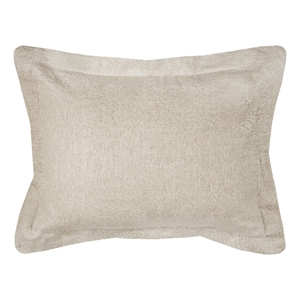Rizzy Home Covington 20&quot x 26&quot Linen Standard Sham in Stone