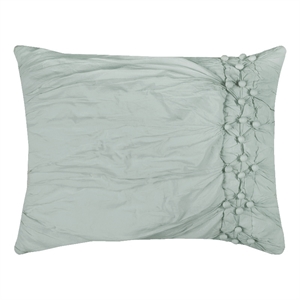 Rizzy Home Chelsea Cane 20&quot x 26&quot Cotton Standard Sham in Salt Blue