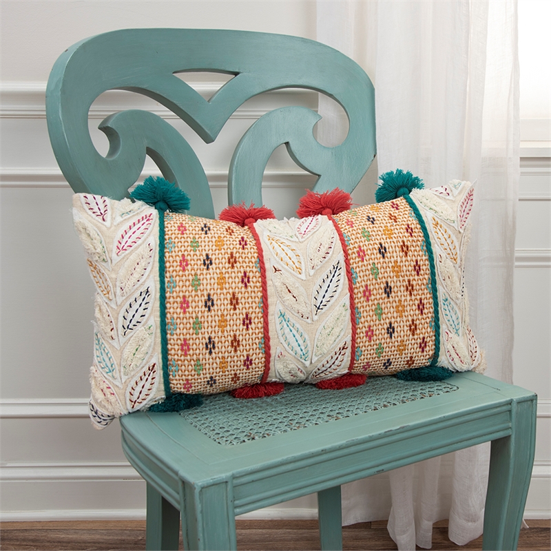 Rizzy Home Leaves and Diamonds 14