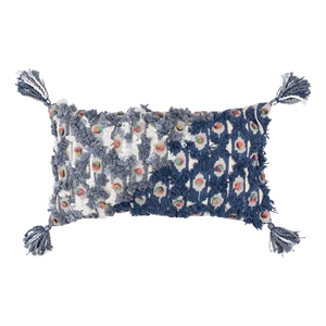 Rizzy Home Color Block 14&quot x 26&quot Poly Filled Pillow with Cotton Cover-Multi