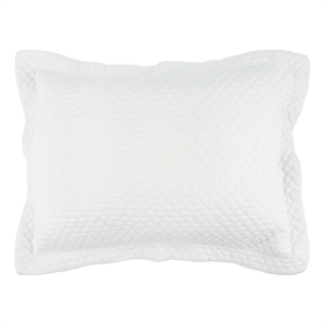 Rizzy Home Lydia 20&quot x 36&quot Cotton King Sham in White