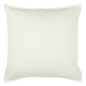 Rizzy Home 20&quot x 20&quot Poly Filled Pillow with Cotton Cover in Ivory