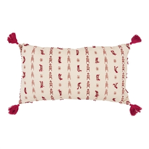 Rizzy Home Geometric 14&quot x 26&quot Poly Filled Pillow with Cotton Cover-Natural