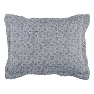 Rizzy Home Giotto 20&quot x 36&quot Cotton King Sham in Gray