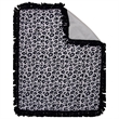 Rizzy Home Tatum Black/Natural Leopard Print Cotton/Polyester Toddler Quilt