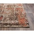 Alora Decor Alure 10' x 13' Abstract Brown/Beige/Apricot Hybrid Area Rug