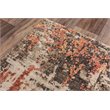 Alora Decor Alure 9' x 12' Abstract Brown/Beige/Apricot Hybrid Area Rug