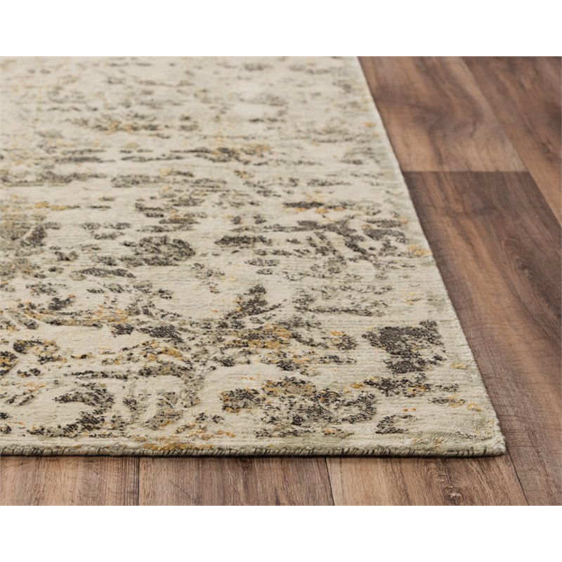 Alora Decor Alure 8' x 10' Abstract Beige/Copper/Brown Hybrid Area Rug