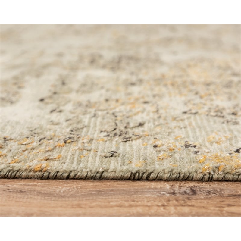 Alora Decor Alure 9' x 12' Abstract Beige/Copper/Brown Hybrid Area Rug