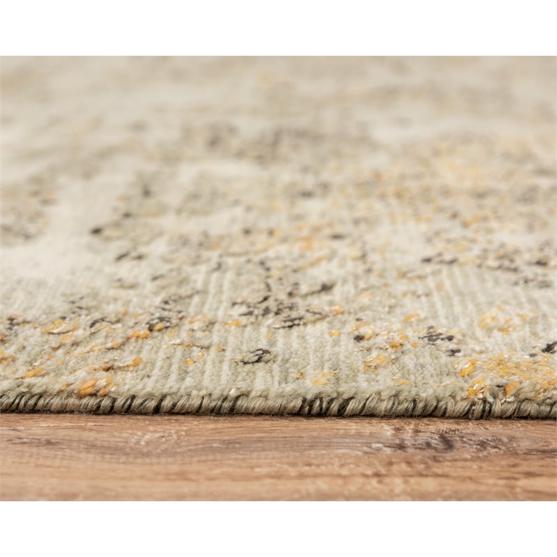 Alora Decor Alure 5' x 8' Abstract Beige/Copper/Brown Hybrid Area Rug