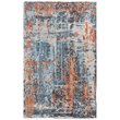 Alora Decor Alure 5' x 8' Abstract Blue/Apricot/Ivory Hybrid Area Rug