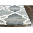 Alora Decor Berlin 8' x 10' Trellis Blue/Gray/Rust/Blue Hand-Tufted Area Rug