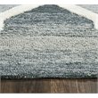 Alora Decor Berlin 8' x 10' Trellis Blue/Gray/Rust/Blue Hand-Tufted Area Rug