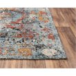 Alora Decor Alure 5' x 8' Abstract Blue/Copper/Beige Hybrid Area Rug