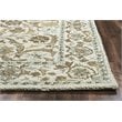 Alora Decor Crypt 8' x 10' Border Blue/Ivory Hand-Tufted Area Rug