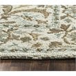 Alora Decor Crypt 8' x 10' Border Blue/Ivory Hand-Tufted Area Rug