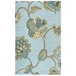 Alora Decor Charming 3' x 5' Floral Blue/Gray/Rust/Blue Hand-Tufted Area Rug