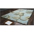 Alora Decor Charming 5' x 8' Floral Blue/Gray/Rust/Blue Hand-Tufted Area Rug