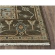 Alora Decor Abby 10' x 14' Dk. Brown/Brown/Blue Hand Knotted Area Rug
