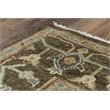 Alora Decor Abby 10' x 14' Dk. Brown/Brown/Blue Hand Knotted Area Rug