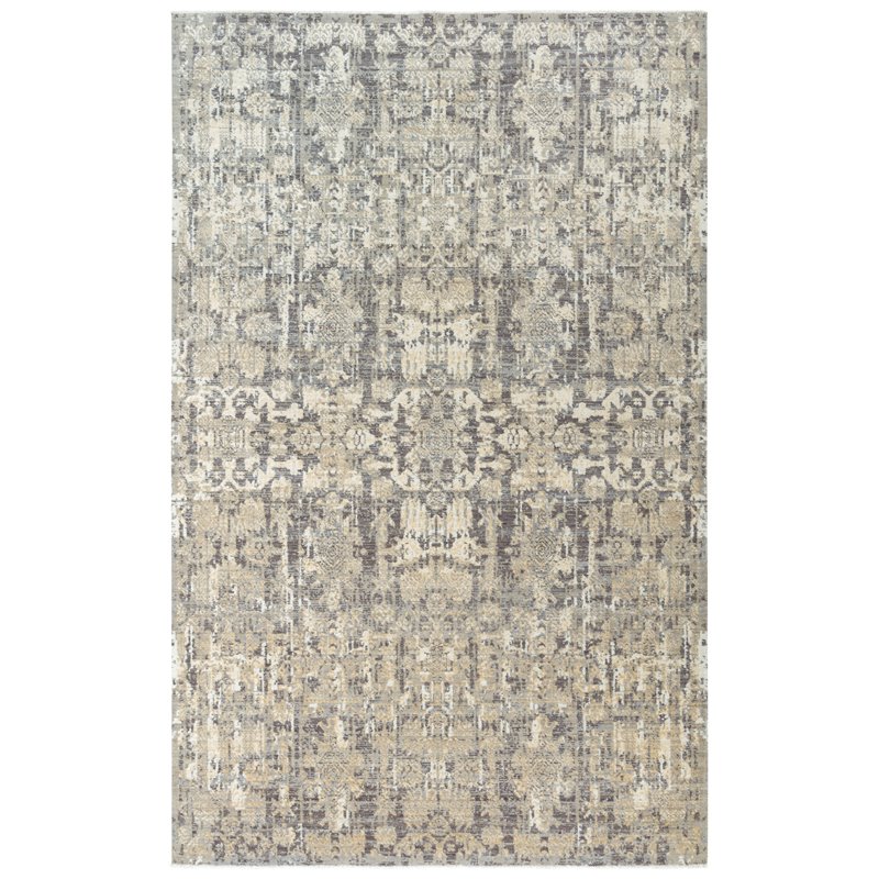 Alora Decor Aurora 5' x 8' Copper/Beige/Copper/Beige Hybrid Area Rug
