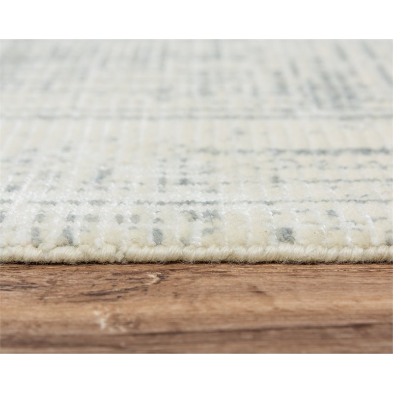 Alora Decor Aurora 9' x 12' Abstract Beige/Gray/Beige/Gray Hybrid Area Rug