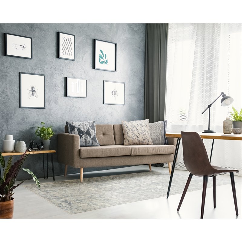 Alora Decor Aurora 9' x 12' Classic/Updated Gray/White Hybrid Area Rug