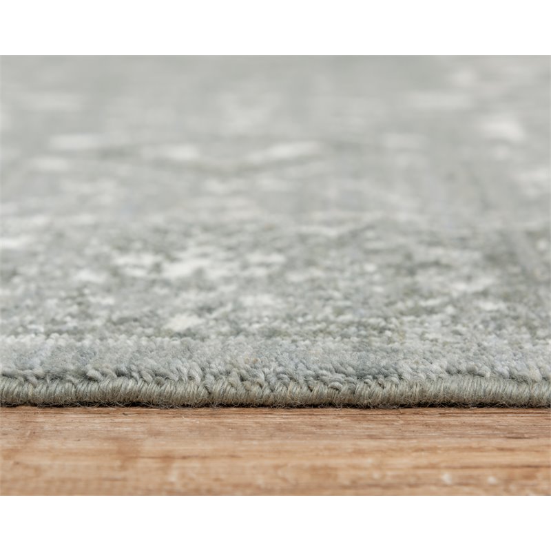 Alora Decor Aurora 9' x 12' Classic/Updated Gray/Ivory Hybrid Area Rug