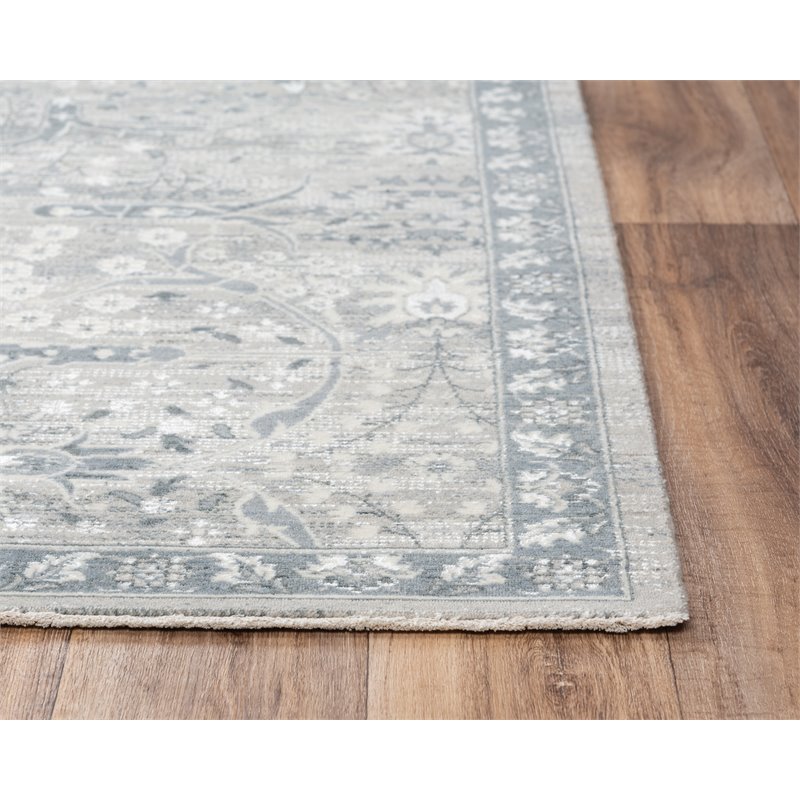Alora Decor Aurora 5' x 8' Classic/Updated Gray/Beige Hybrid Area Rug