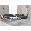 Alora Decor Aurora 10' x 13' Abstract Gray/Beige Hybrid Area Rug