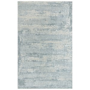 Alora Decor Aurora 8' x 10' Abstract Gray/Gray Hybrid Area Rug