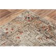 Alora Decor Alure 5' x 8' Classical Green/Beige/Apricot Hybrid Area Rug