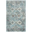 Alora Decor Alure 5' x 8' Classical Blue/Beige/Apricot Hybrid Area Rug