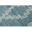 Alora Decor Ascension 8' x11' Ombre/Lattice Teal/Gray/Rust/Blue Area Rug