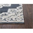 Alora Decor Cascade 5' x 8' Dk Blue/Natural/Gray/Tan Hand-Tufted Area Rug