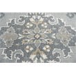 Alora Decor Cascade 8' x 10' Medallion Gray/Lt. Gray/Dk Beige/Blue Gray Area Rug