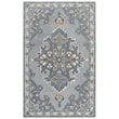 Alora Decor Cascade 8' x 10' Medallion Gray/Lt. Gray/Dk Beige/Blue Gray Area Rug