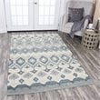 Alora Decor Cascade 8' x 10' Natural/Tan/Gray/Dk Gray Hand-Tufted Area Rug