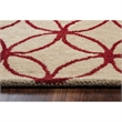 Alora Decor Holland 8' x 10' Geometric Blue/Ivory Hand-Tufted Area Rug