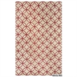 Alora Decor Holland 8' x 10' Geometric Blue/Ivory Hand-Tufted Area Rug