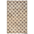 Alora Decor Holland 3' x 5' Geometric Blue/Ivory Hand-Tufted Area Rug