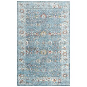 Alora Decor Infinity 10' x 13' Classical Blue/Beige/Ivory Hybrid Area Rug