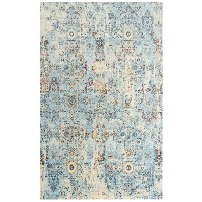 Alora Decor Infinity 10' x 13' Classical Blue/Beige/Ivory Hybrid Area Rug