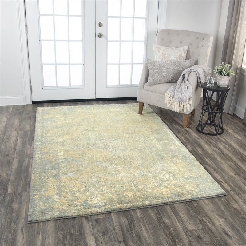 Alora Decor Essential 10' x 13' Classic/Modeled Beige/Ivory Hybrid Area Rug