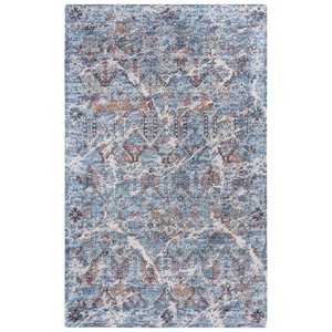 Alora Decor Infinity 8' x 10' Classical Blue/Beige/Ivory Hybrid Area Rug