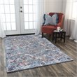 Alora Decor Infinity 5' x 8' Classical Blue/Beige/Ivory Hybrid Area Rug