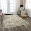 Alora Decor Intrepid 10' x 13' Classical Beige/Blue/Ivory Hybrid Area Rug